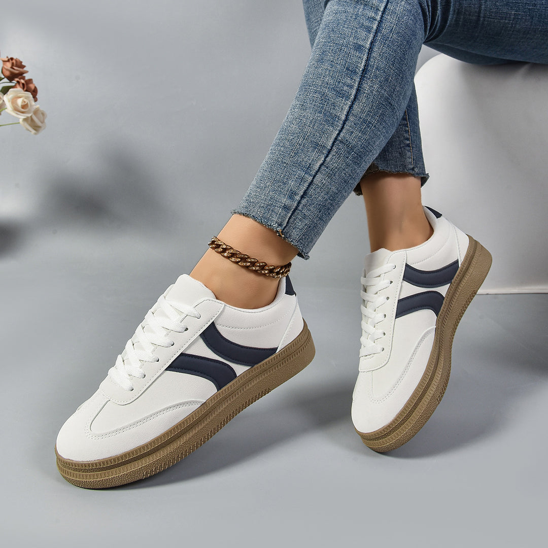 Damen Sportliche Sneakers mit anatomischer Dämpfung und klassischem Design EB