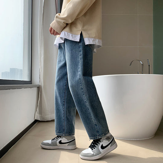 Herren Freizeitjeans im lässigen Stil mit bequemer Passform und hochwertigem Denim EB