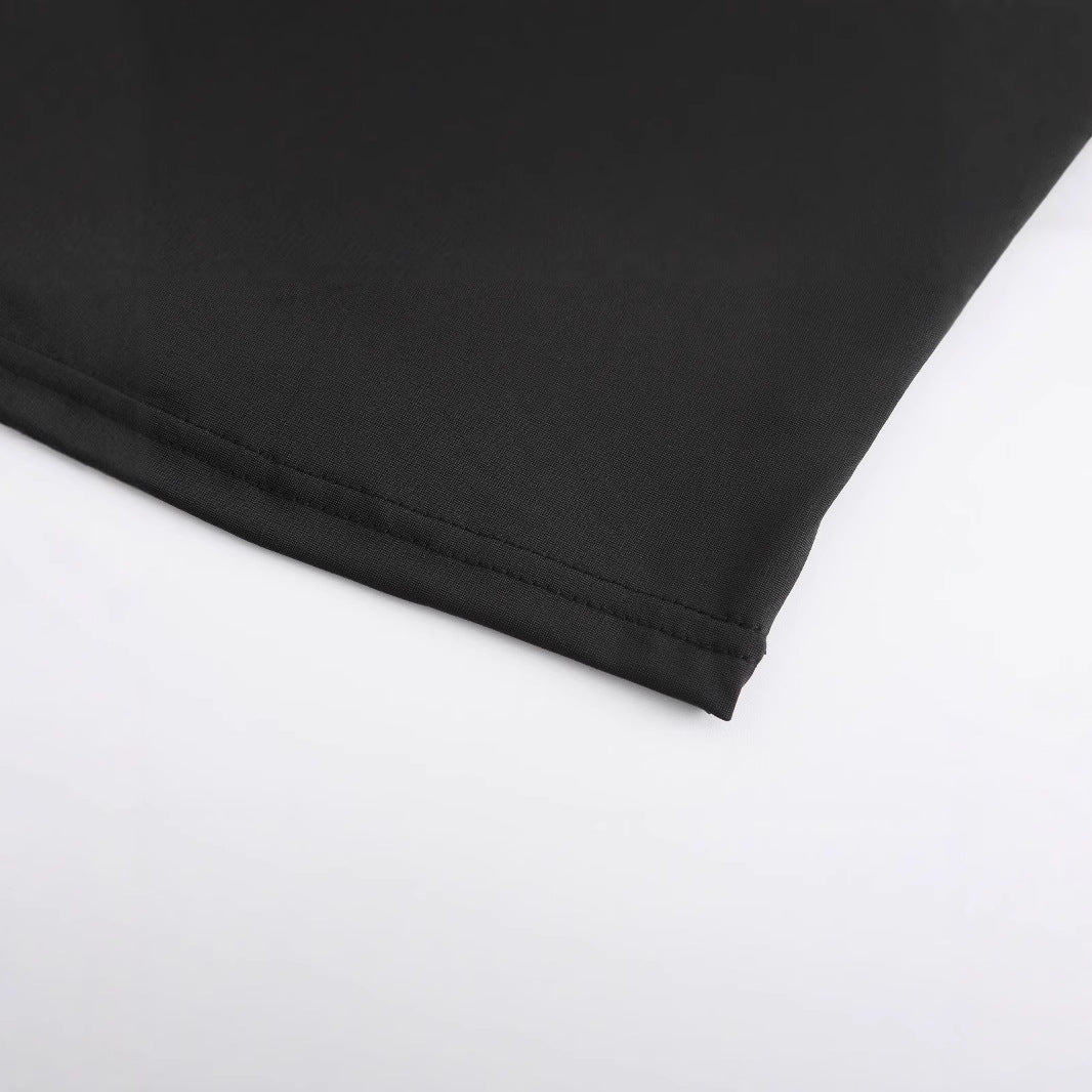 Damen Crop-Top mit auffälligem Grafikdesign und edgy Schriftzug EB