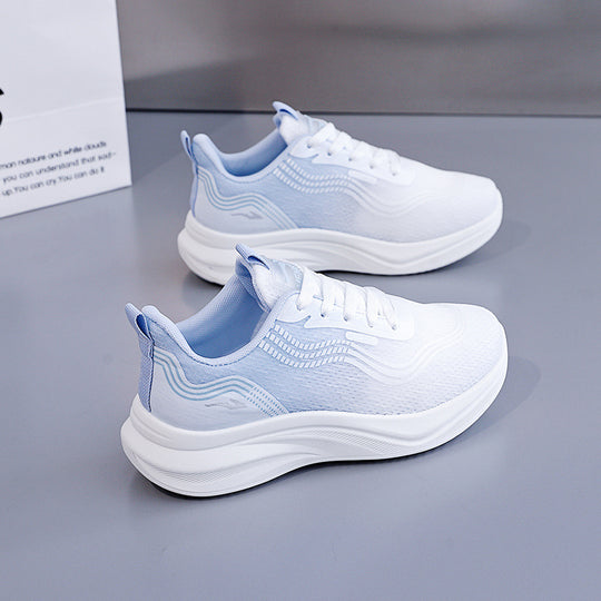 Damen Luxus Lauf-Sneakers mit atmungsaktiver Netzstruktur und bequemer Dämpfung EB