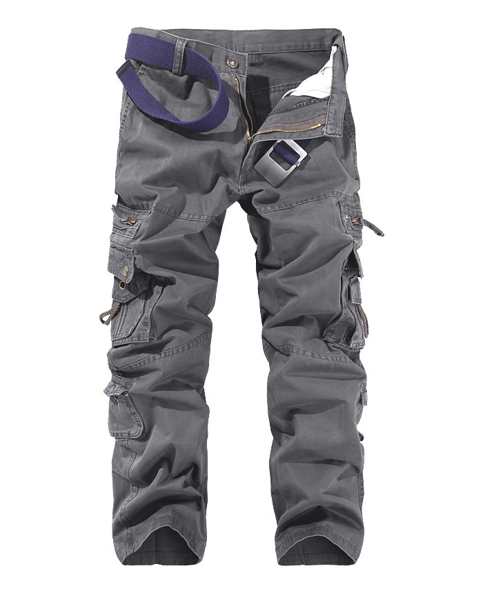 Herren Cargo-Hose mit mehreren praktischen Taschen und verstellbarem Gurt EB
