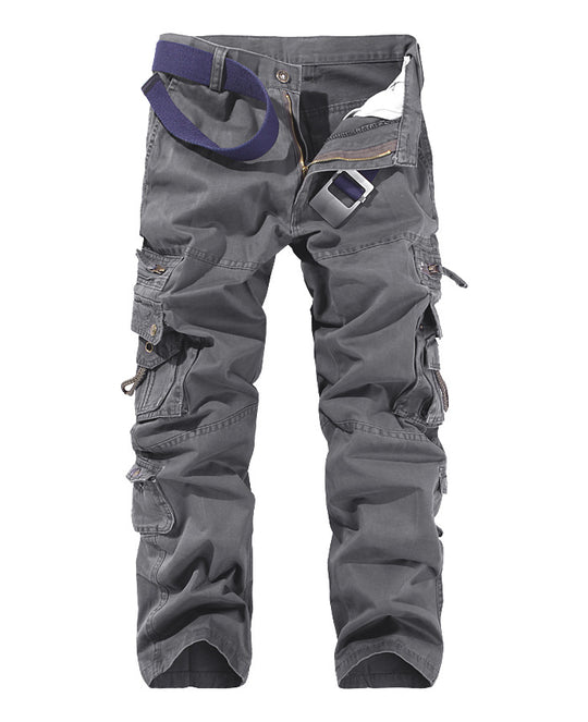 Herren Cargo-Hose mit mehreren praktischen Taschen und verstellbarem Gurt EB