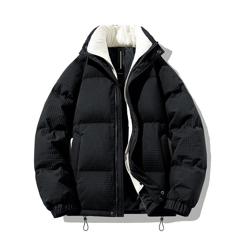 Damen gestepptes Pufferjacke mit isolierender Innenausstattung und seitlichen Reißverschlusstaschen EB