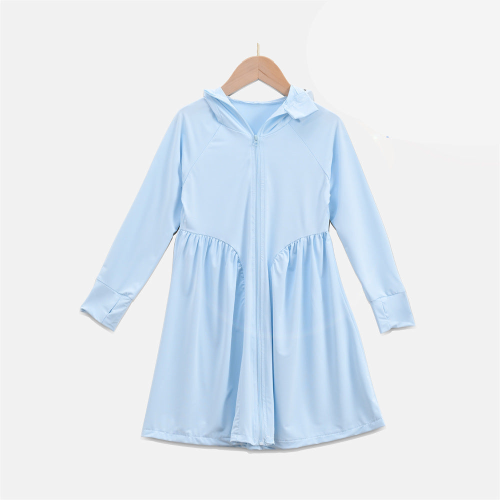 Damen atmungsaktive UV-Schutzjacke mit hohem Kragen EB