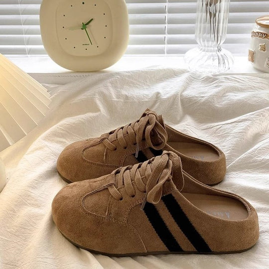 Damen Sneaker mit lässigem Schnürdesign und hochwertigem Wildleder EB