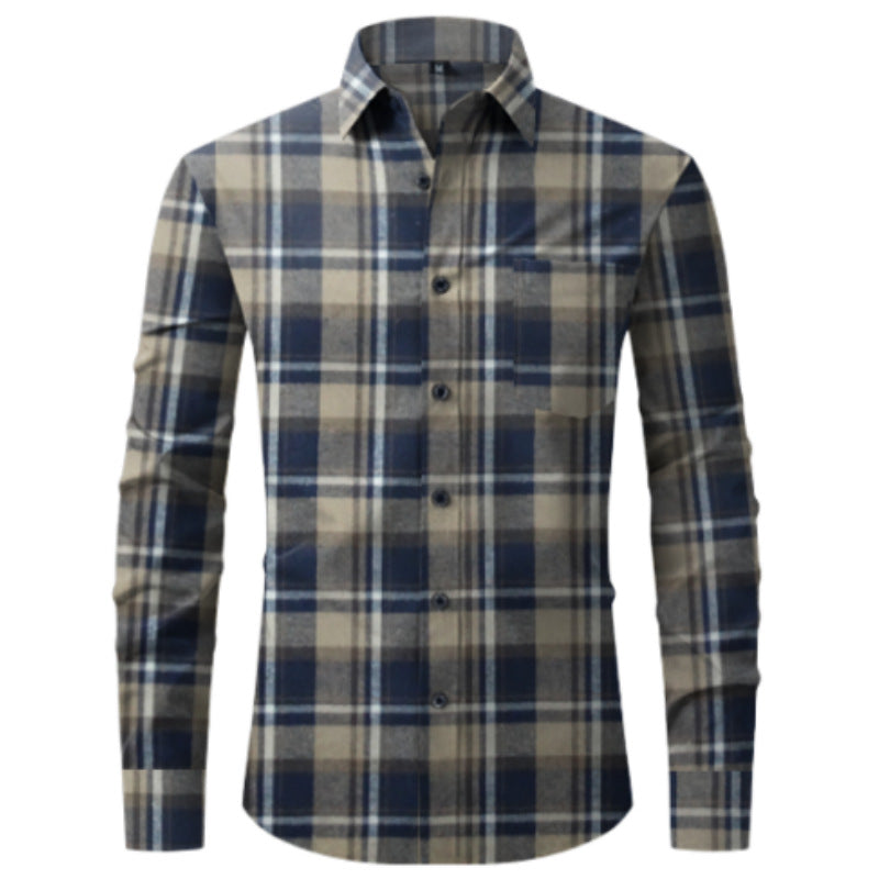 Herren Kariertes Hemd EB