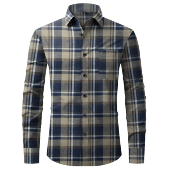 Herren Kariertes Hemd EB