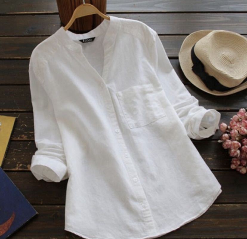 Damen Bluse mit eleganter Knopfleiste und moderner Passform EB