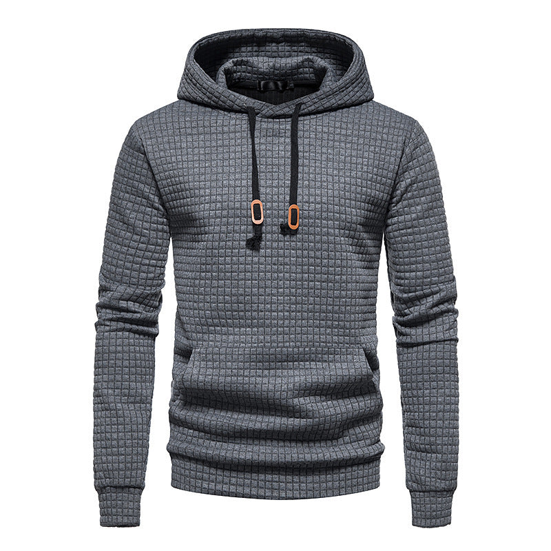 Herren modischer Kapuzenpullover mit strukturierter Oberfläche EB