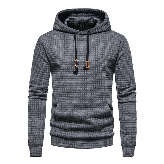 Herren modischer Kapuzenpullover mit strukturierter Oberfläche EB
