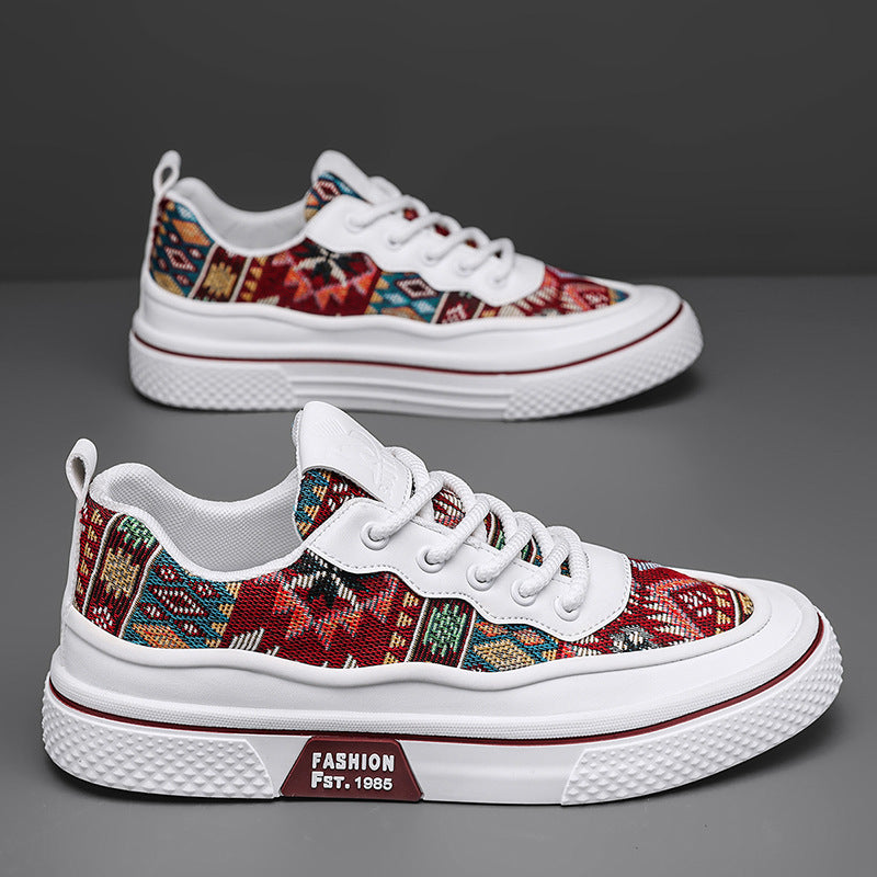 Damen Trendige Freizeitsneaker mit exklusivem Tribal-Design EB