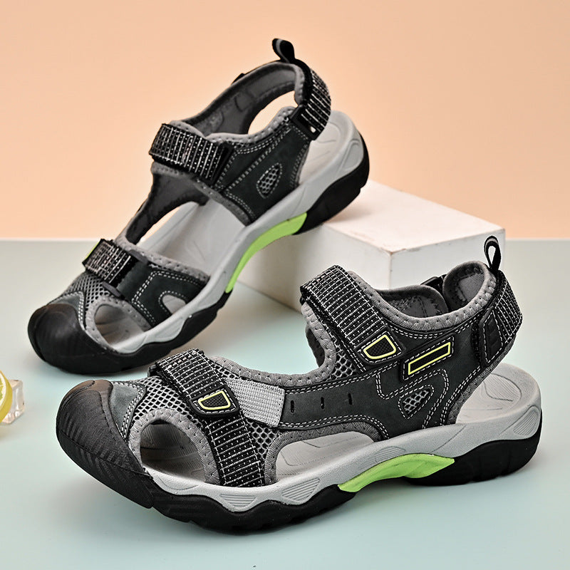 Damen Sportliche Outdoor-Sandalen mit verstellbaren Riemen und rutschfester Sohle EB