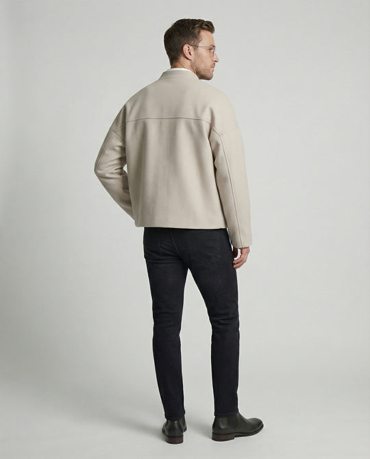 Herren Jacke im Neo-Chinese Style Stehkragen Herbst Freizeit