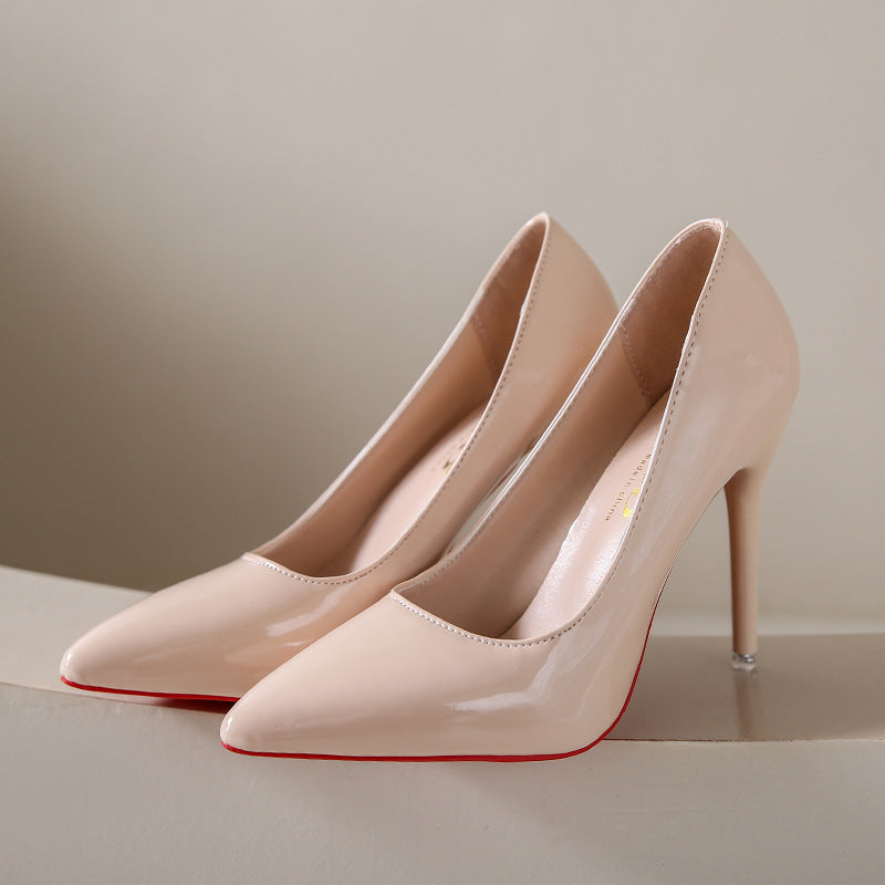 Damen elegante Stiletto-Pumps mit modischer Spitzenform EB