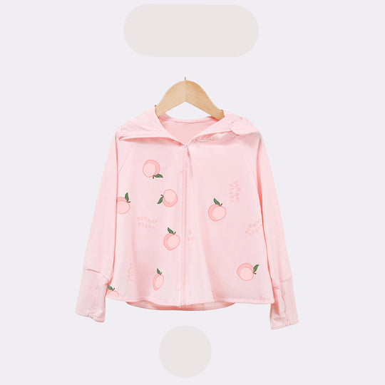 Kinder UV-Schutzjacke mit Kapuze und leichten atmungsaktiven Eigenschaften EB