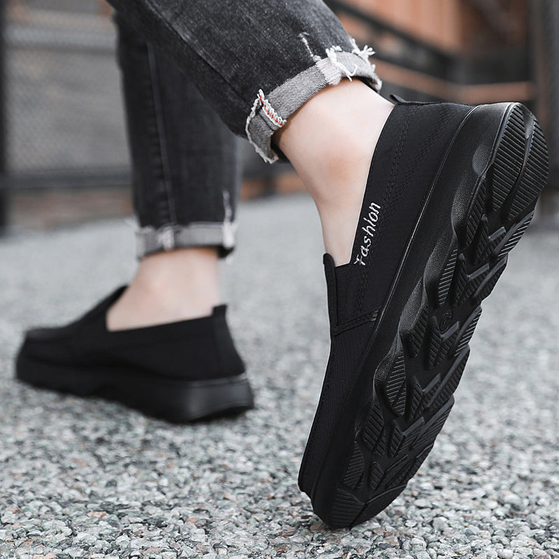 Damen Komfortable Slip-On Sneakers mit rutschfester Sohle EB