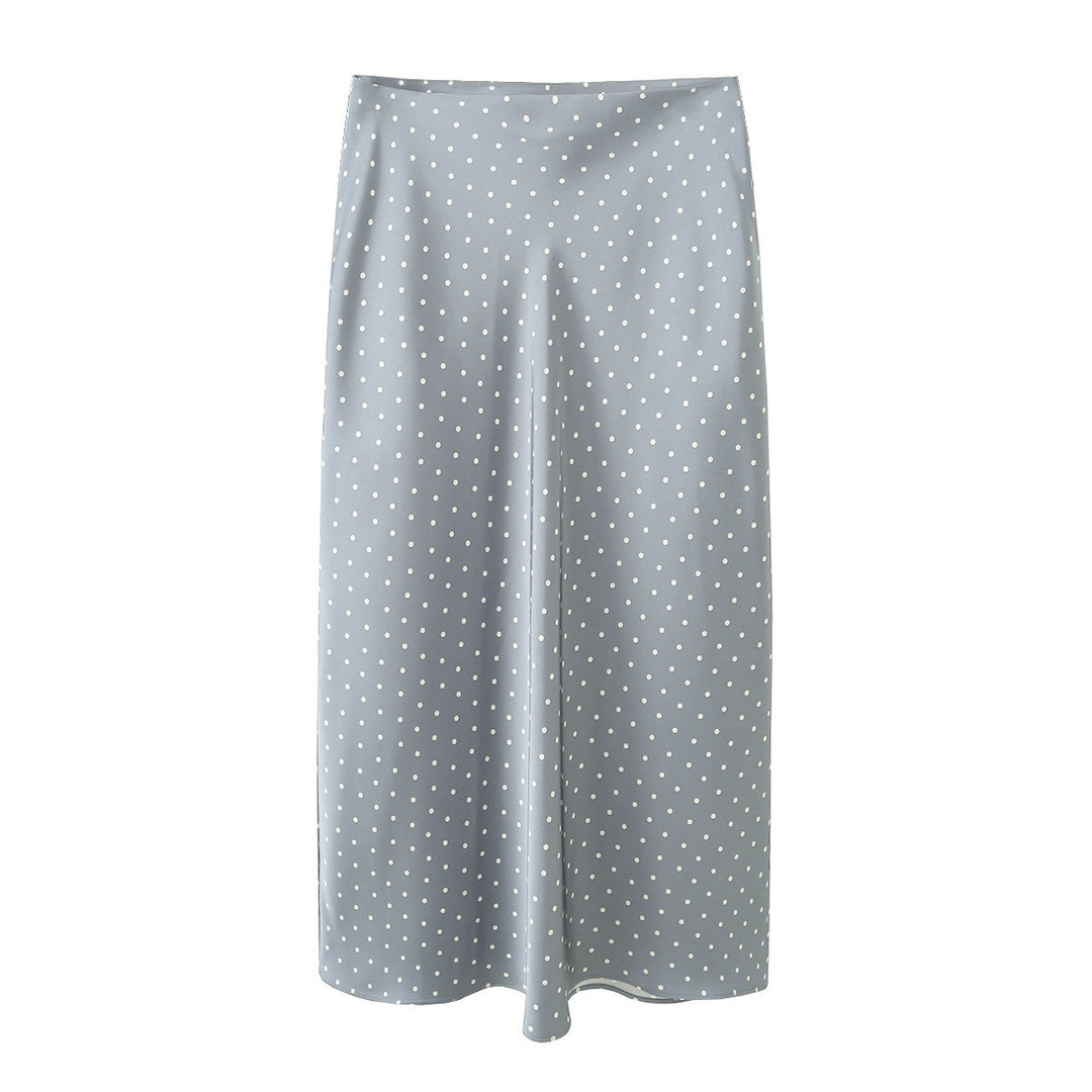 Damen Maxirock mit elegantem Punktedesign und fließendem Schnitt EB