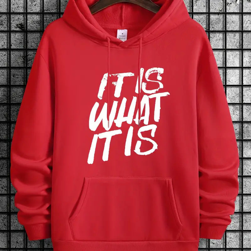 Damen Kapuzenpullover mit modernem Schriftzug und bequemer Passform EB