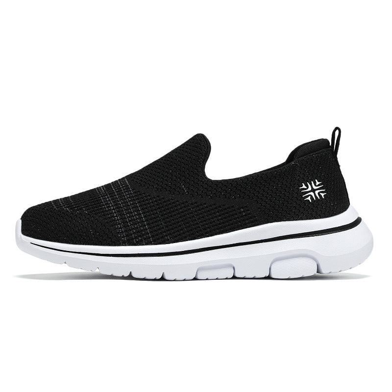 Damen Atmungsaktive Slip-On Sneakers mit elastischem Obermaterial EB