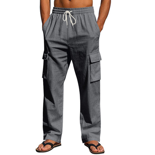 Herren Cargo-Hose mit verstellbarem Bund und praktischen Seitentaschen EB