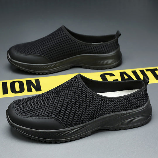 Damen Atmungsaktive Slip-On Freizeitschuhe mit flexiblem Material EB