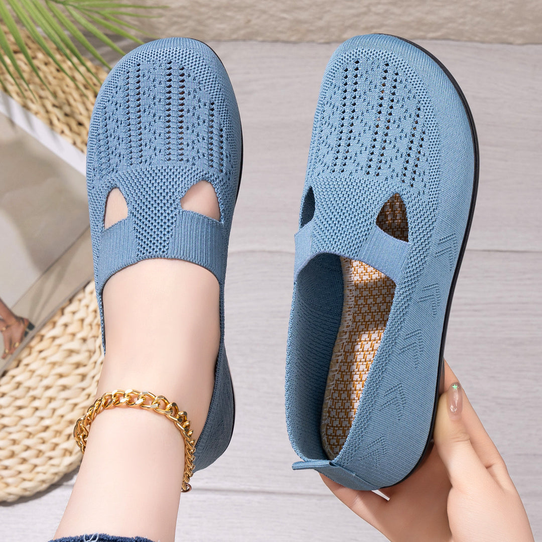 Damen Komfortable und atmungsaktive Freizeit-Slipper EB