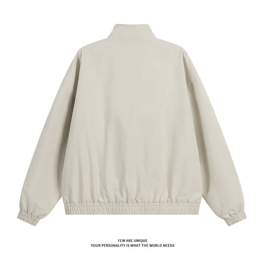 Damen modische Übergangsjacke mit hohem Kragen und praktischen Druckknopfdetails EB