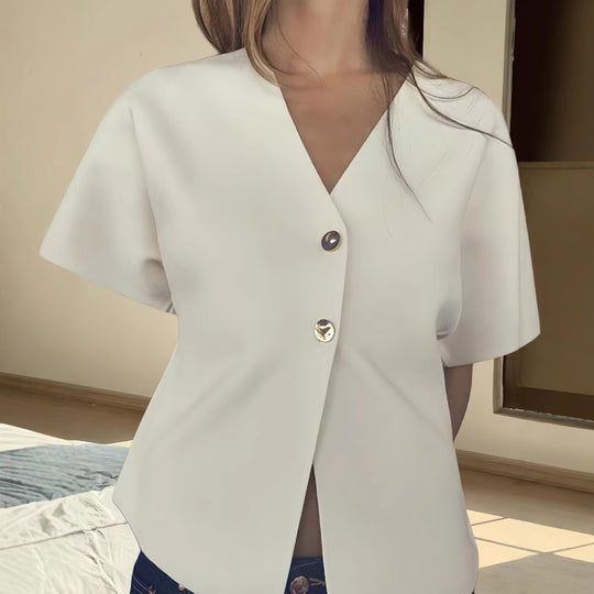 Damen Bluse mit innovativem Schnitt und eleganten Details EB