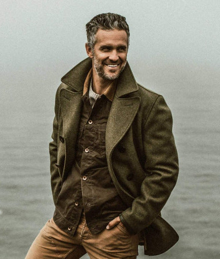 Herren elegante Wolljacke EB