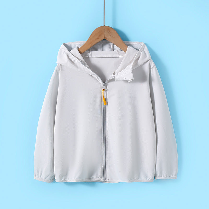 Unisex nan leichte UV-Schutz Kapuzenjacke mit durchgehendem Reißverschluss und atmungsaktivem Meshfutter EB