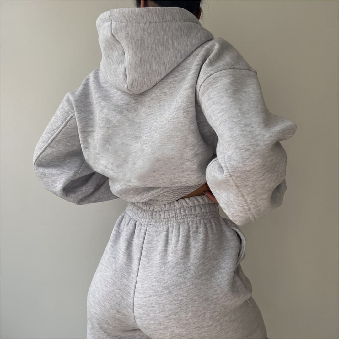 Damen modisches und lässiges Hoodie-Set mit weitem Schnitt EB