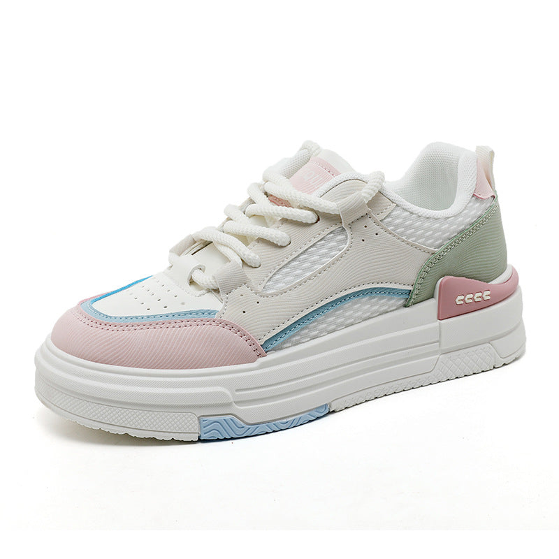 Damen sportliche Sneaker mit modischen Akzenten und dämpfendem Sohlenprofil EB