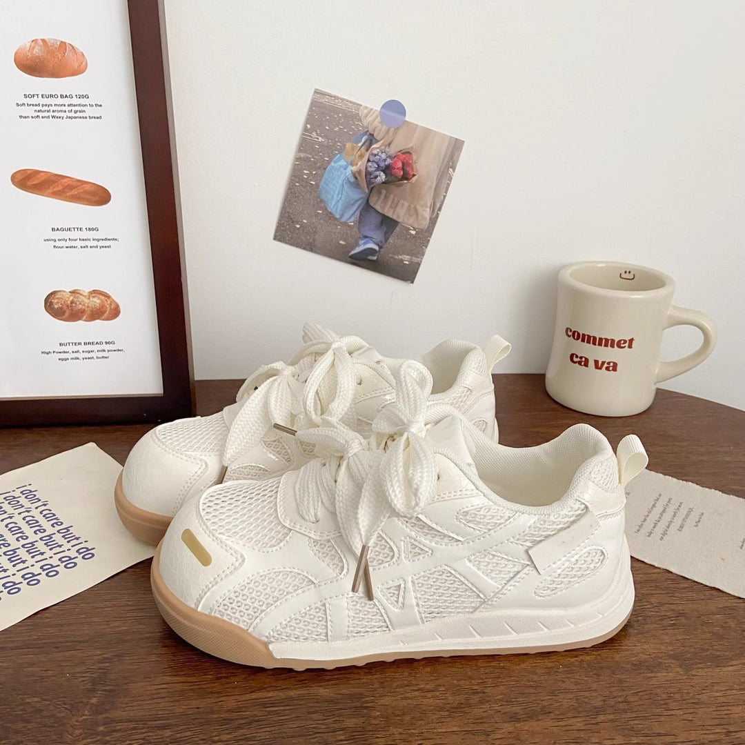 Damen Sportliche Sneakers mit verspieltem Schleifen-Design EB