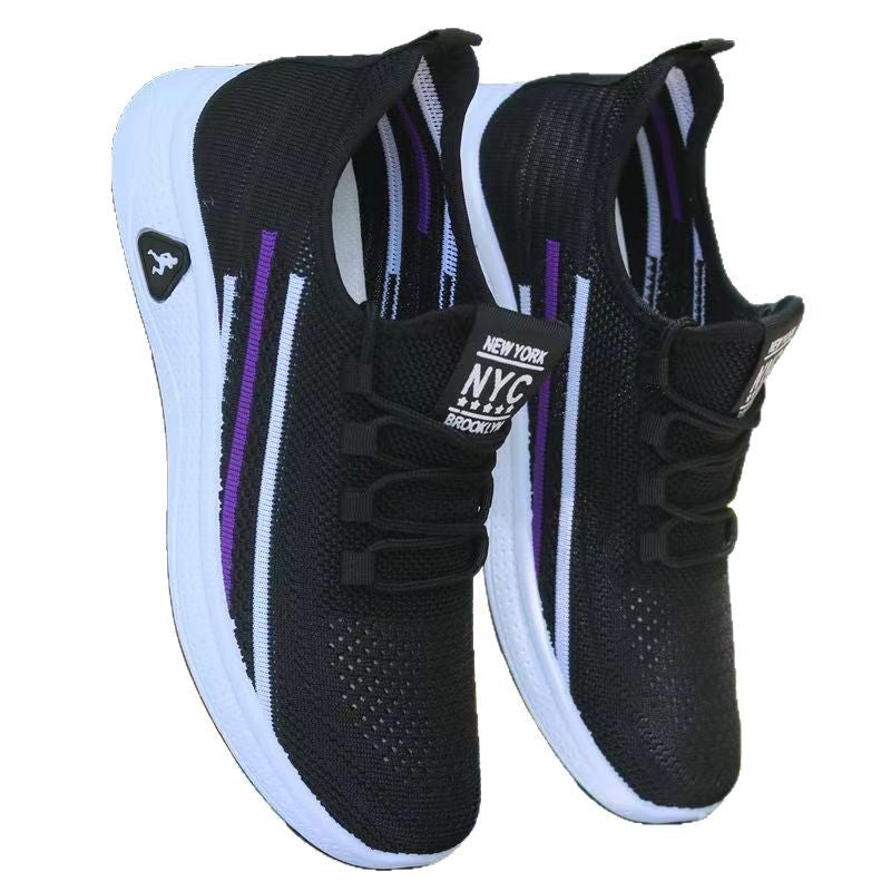 Damen Sportliche Sneakers mit atmungsaktiver Struktur und flexibler Dämpfung EB
