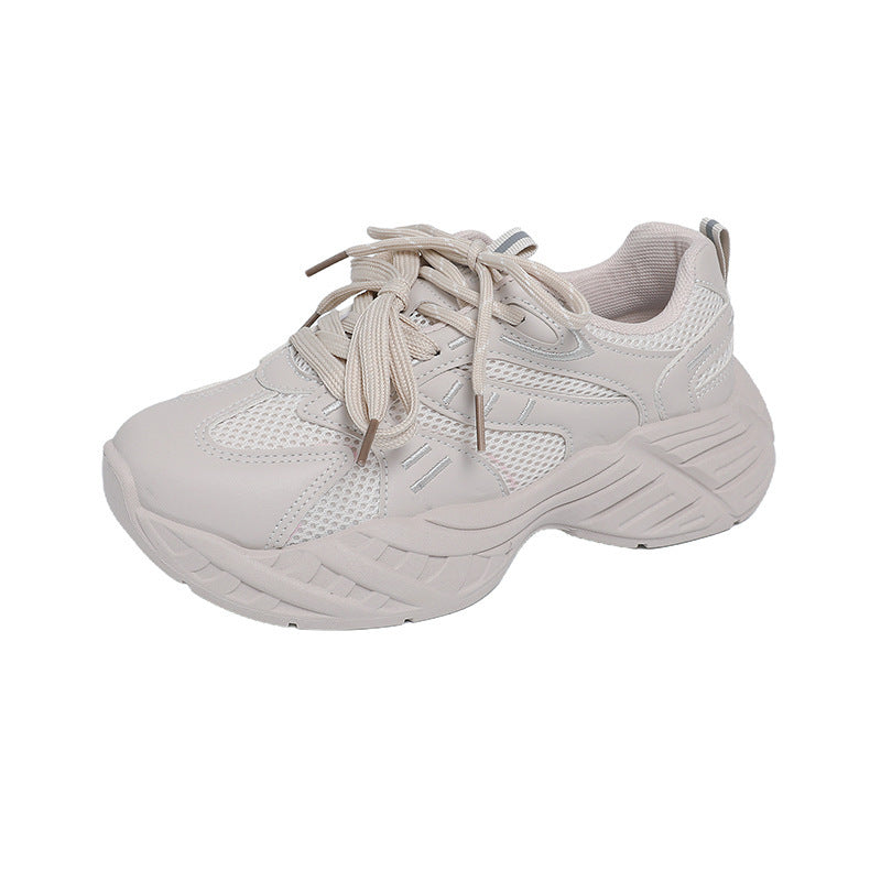 Damen Sportliche Sneaker mit atmungsaktiver Mesh-Oberfläche und dämpfender Sohle EB