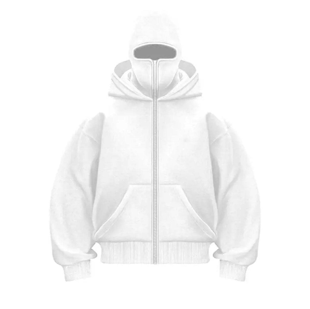 Damen trendige Kapuzenjacke mit hohem Kragen EB