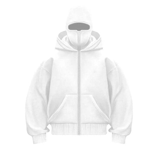 Damen trendige Kapuzenjacke mit hohem Kragen EB