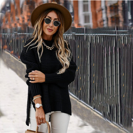 Damen Kuscheliger Strickpullover im lässigen Oversize-Schnitt EB