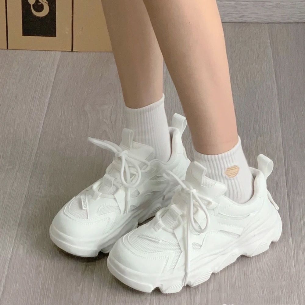 Damen Chunky Sneakers mit trendigem Design und komfortabler Stützsohle EB