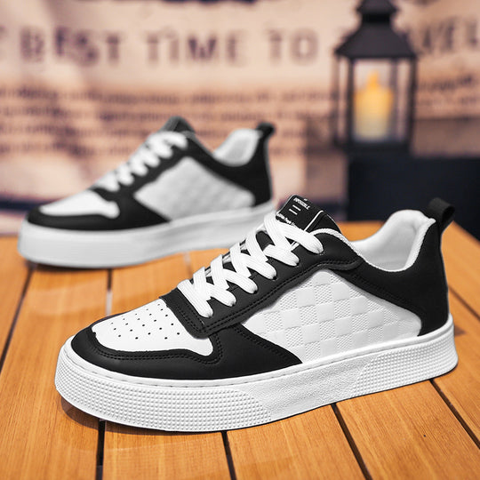 Damen Sportliche Sneaker mit Karomuster EB