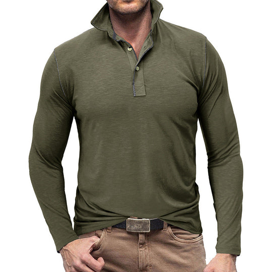 EB | Pique Pullover Slim Passform Weiches Baumwollgefühl Langärmliger Stylischer Passform