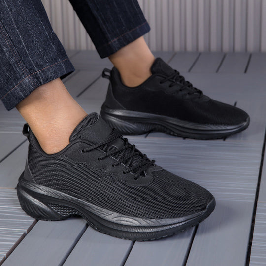 Damen Sportliche Atmungsaktive Laufschuhe mit rutschfester Sohle EB