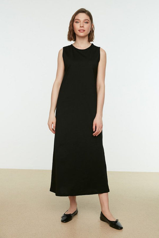 Damen Maxikleid aus weichem und leichtem Jersey EB