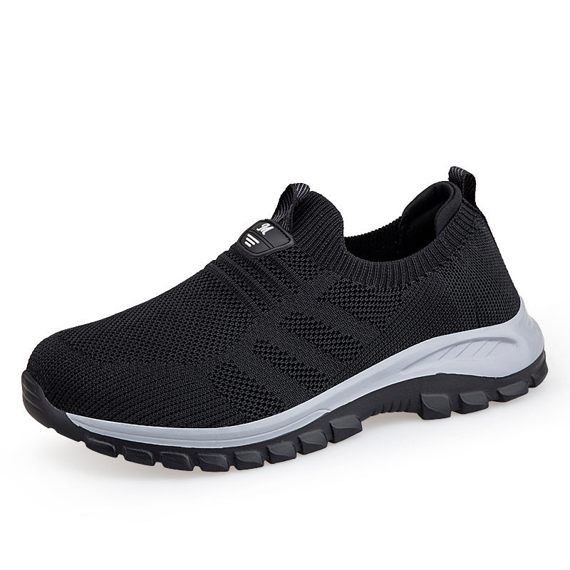 Damen Sportschuhe mit atmungsaktiver Strickoberfläche und rutschfester Sohle EB
