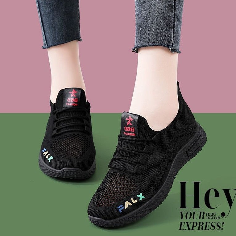 Damen Atmungsaktive Freizeit Sneakers mit flexibler Sohle EB