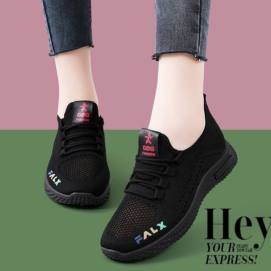 Damen Atmungsaktive Freizeit Sneakers mit flexibler Sohle EB