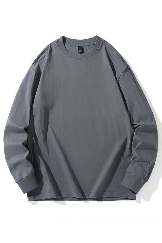 Damen lässiges Langarmshirt aus hochwertiger Baumwolle EB
