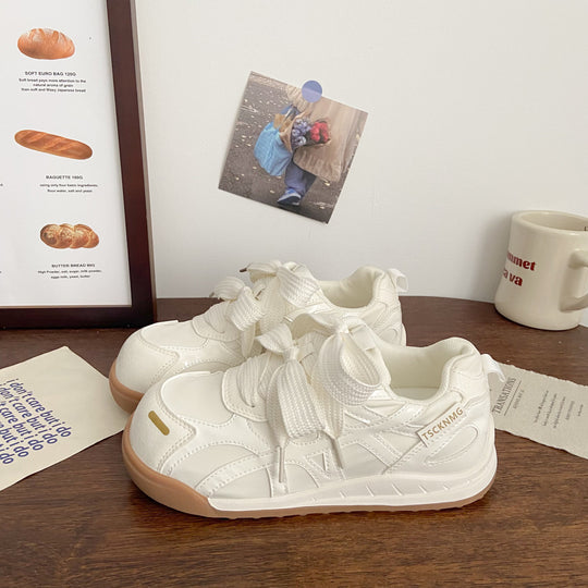 Damen Sneakers mit atmungsaktiver Mesh-Oberfläche und flexibler Gummisohle EB