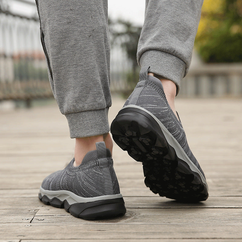 Damen Atmungsaktive Slip-On Sneakers mit flexiblem Sohlenaufbau EB