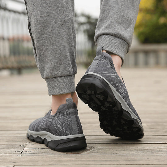 Damen Atmungsaktive Slip-On Sneakers mit flexiblem Sohlenaufbau EB